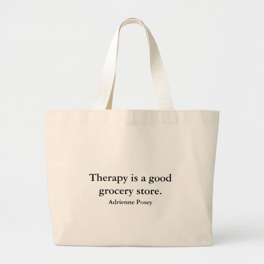 Therapy Jumbo Canvas tas (Voorkant)
