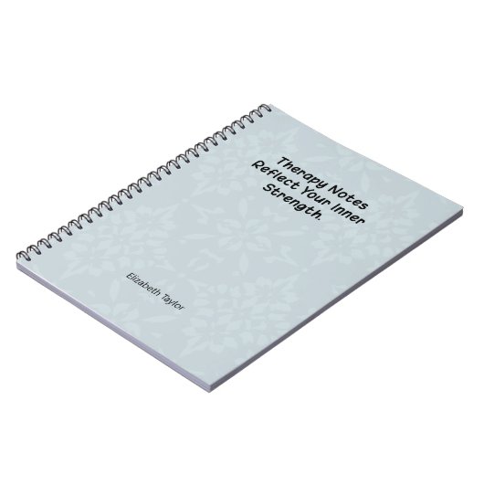 Therapy Notes Reflect Your Inner Strength Notitieboek (Linkerzijde)
