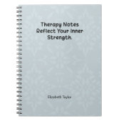 Therapy Notes Reflect Your Inner Strength Notitieboek (Voorkant)