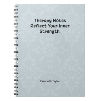 Therapy Notes Reflect Your Inner Strength Notitieboek