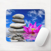 Therapy Rock Stones & Lotus Flower Muismat (Met muis)