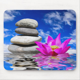 Therapy Rock Stones & Lotus Flower Muismat