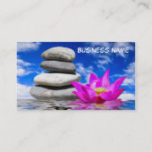 Therapy Rock Stones & Lotus Flower Visitekaartje (Achterkant)