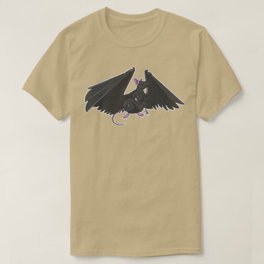 TheRatWithWings 1 T-shirt (Design voorkant)