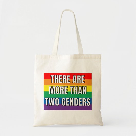 There Are More Than Two Genders Tote Bag (Voorkant)