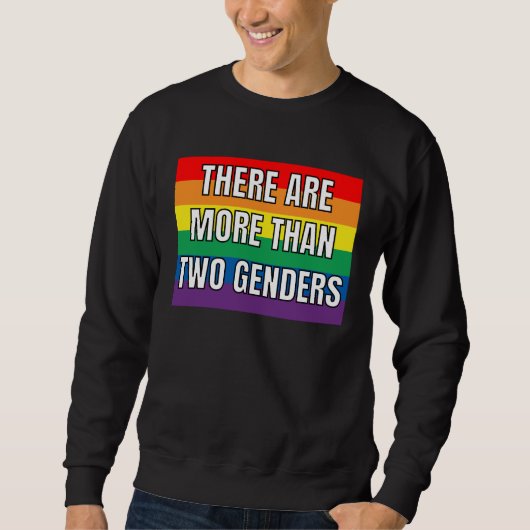 There Are More Than Two Genders Trui (Voorkant)