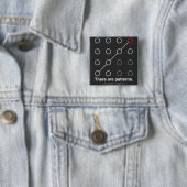 There_are_patterns Vierkante Button 5,1 Cm (In situ)