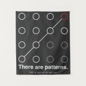 There_are_patterns Wandkleed (Voorkant)