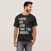There Arent More Than Two Genders Funny Political  T-shirt (Voorkant volledig)