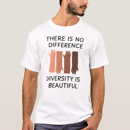 There I No Diversity T-shirt (Voorkant)