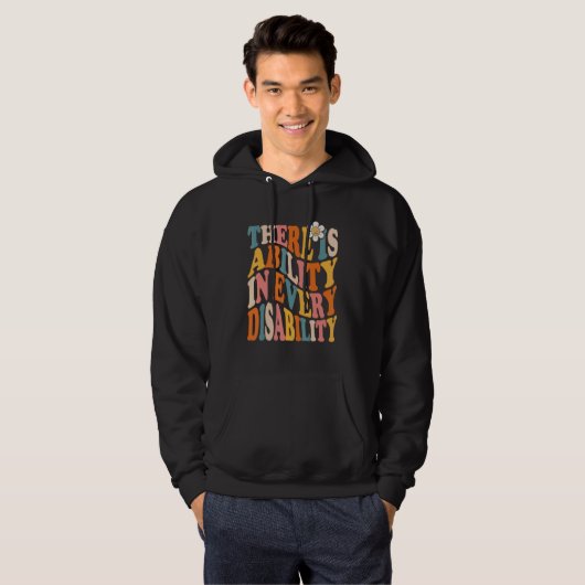 There Is Ability In Every Disability Awareness Spe Hoodie (Voorkant volledig)