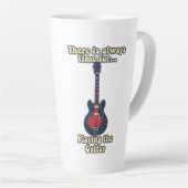 There is always time for playing the guitar latte mok (Rechterhoek)