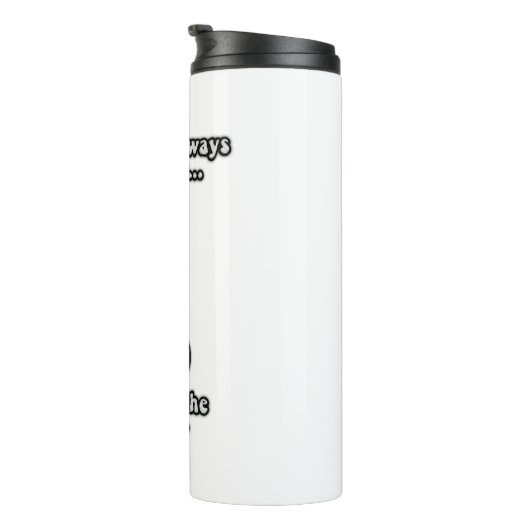 There is always time for playing the guitar. retro thermosbeker (Geroteerd rechts)