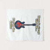 There is always time for playing the guitar wandkleed (Voorkant (horizontaal))