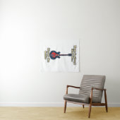 There is always time for playing the guitar wandkleed (In Situ (horizontaal))