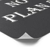 There Is No Plan B Motivational  Poster (Hoek)