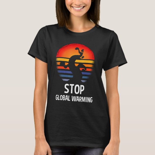 There Is No Planet B Global Warming Climate Change T-shirt (Voorkant)