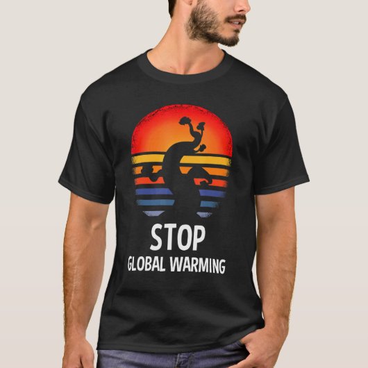 There Is No Planet B Global Warming Climate Change T-shirt (Voorkant)