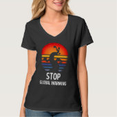 There Is No Planet B Global Warming Climate Change T-shirt (Voorkant)
