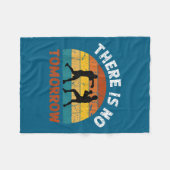 There Is No Tomorrow, Boxing Motivation,retro Boxi Fleece Deken (Voorkant (Horizontaal))