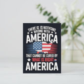 There is nothing wrong with america feestdagenkaart (Staand voorkant)