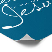 There Is Wer In The Name Of Jesus Christian  Poster (Hoek)