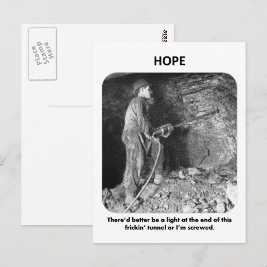 thered-better-a-light-at-the-end-of briefkaart (Voorkant / Achterkant)