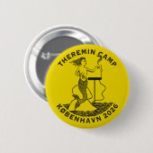 Therelympic Zeemeerminmedaille Ronde Button 5,7 Cm (Voorkant /achterkant)