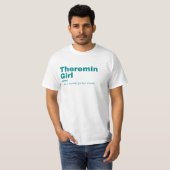 Theremin Girl - Theremin T-shirt (Voorkant volledig)