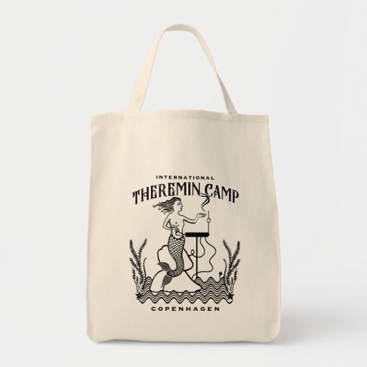 Theremin Kamp boodschappentas Tote Bag (Voorkant)