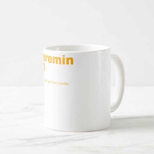 - Theremin  Koffiemok (Voorkant rechts)