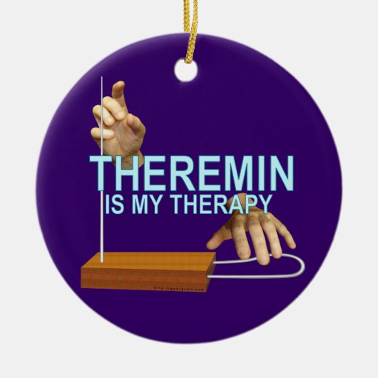 Thereminetherapie Keramisch Ornament (Voorkant)