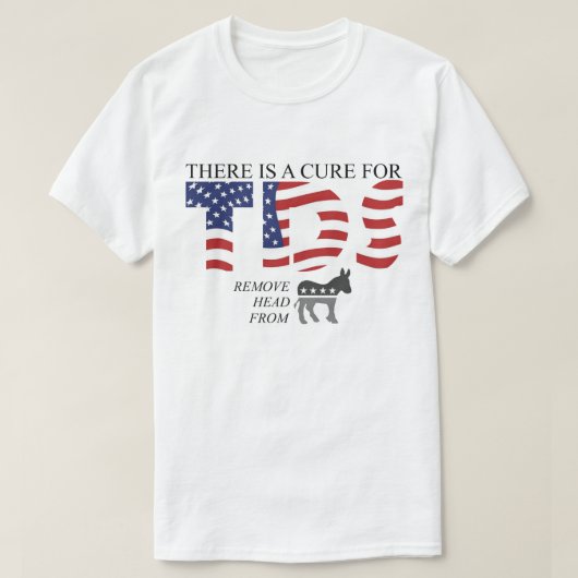 There's a Cure Parody  T-shirt (Design voorkant)