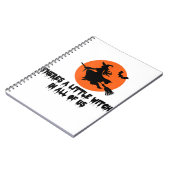 Theres A Little Witch in All of Us Practical Magic Notitieboek (Linkerzijde)
