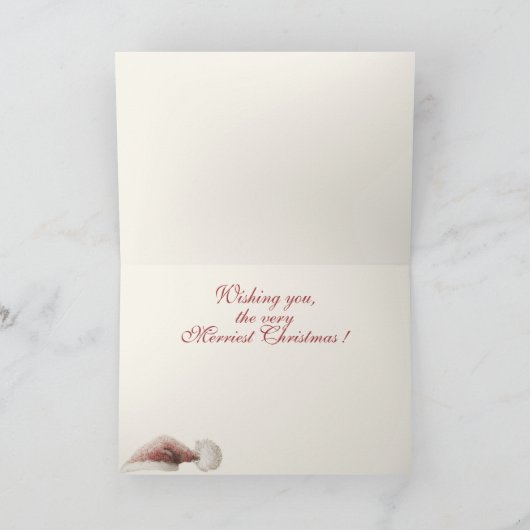 There's Always One - Angora Christmas Goats  Kaart (Binnen)