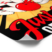 Theres No Crying In Bowling Just Lots Swearing Fun Poster (Hoek)