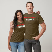 theres no place like 127001 localhost Admin T-shirt (Unisex)