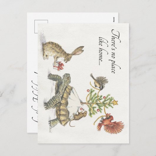 There's no place like home for the Holidays! Feestdagenkaart (Voorkant / Achterkant)