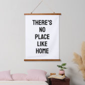 There's No Place Like Home Quote Hangend Wandkleed (Slaapkamer)