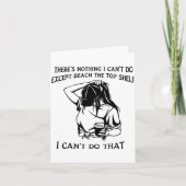 There's Nothing I Can't Do Except Reach The Top Sh Kaart (Voorkant)