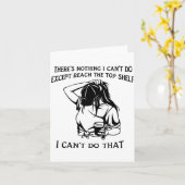 There's Nothing I Can't Do Except Reach The Top Sh Kaart (Gele Bloem)