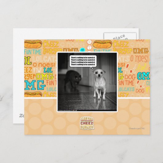 There's nothing to be scared of briefkaart (Voorkant / Achterkant)