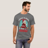 Theres Some Ho Ho Hos In this House Christmas Sant T-shirt (Voorkant volledig)