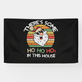 There's Some Ho Ho Hos in This House Retro Santa Spandoek