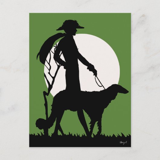 Theresa in Green - Briefkaarten (Voorkant)