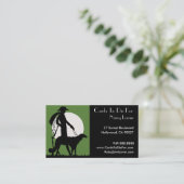 Theresa in Green - Visitekaartjes (Staand voorkant)
