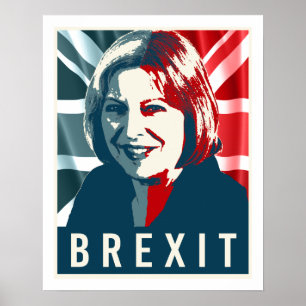 Theresa May Brexit - Poster