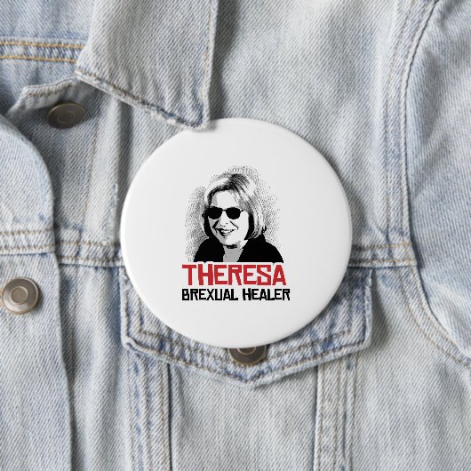 Theresa May - Brexual Healer -  Ronde Button 4,0 Cm (In situ)