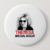 Theresa May - Brexual Healer -  Ronde Button 4,0 Cm (Voorkant)