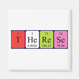 Therese periodieke lijstnaam magnet
